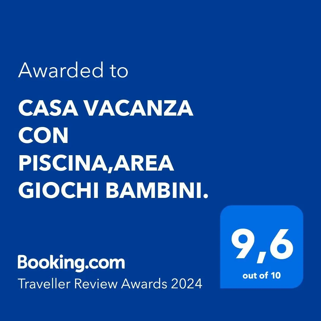 Casa Vacanza Con Piscina,Area Giochi Bambini. location